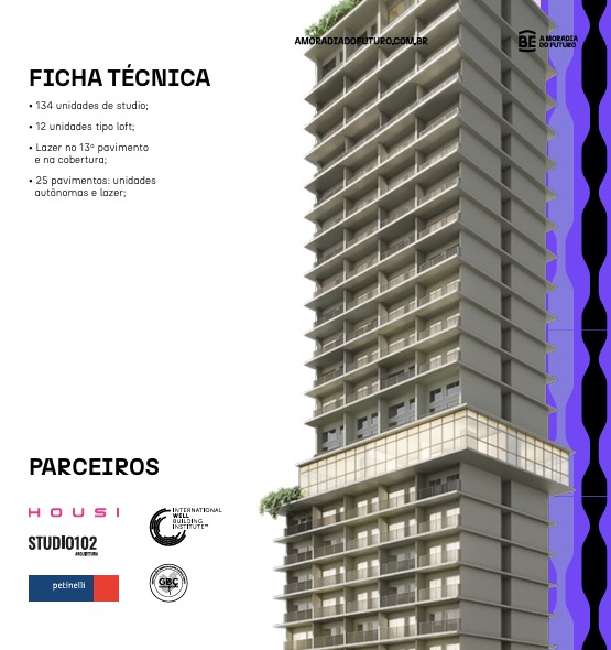 Loft 1 Quarto, 28 m² e 1 Vaga na Zona 01- Maringá/PR