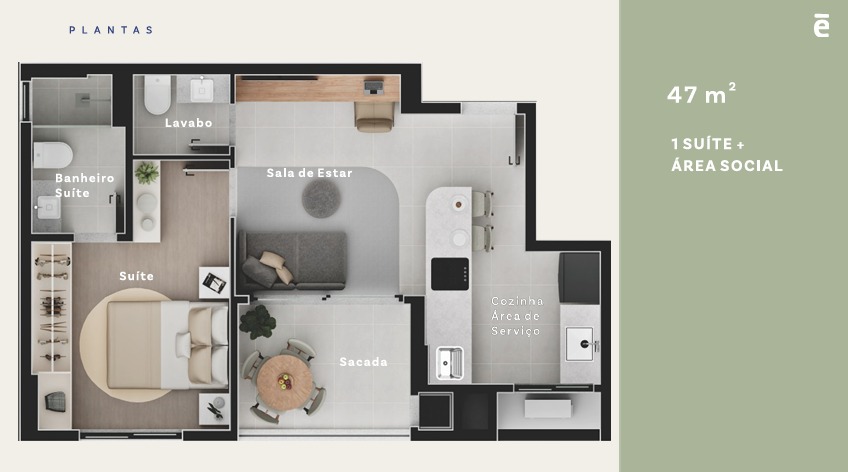 APARTAMENTO NA ZONA 8 ENTRADA R$-33.000,00 + PARCELAS DE R$-1.500,00