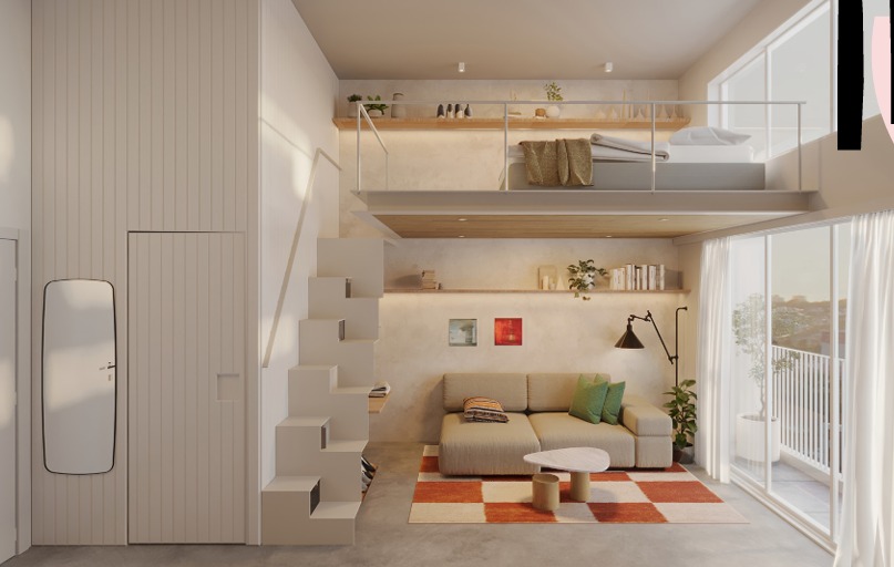 Loft com 1 Quarto, 33 m² e 1 Vaga na Zona 01 - Maringá/PR