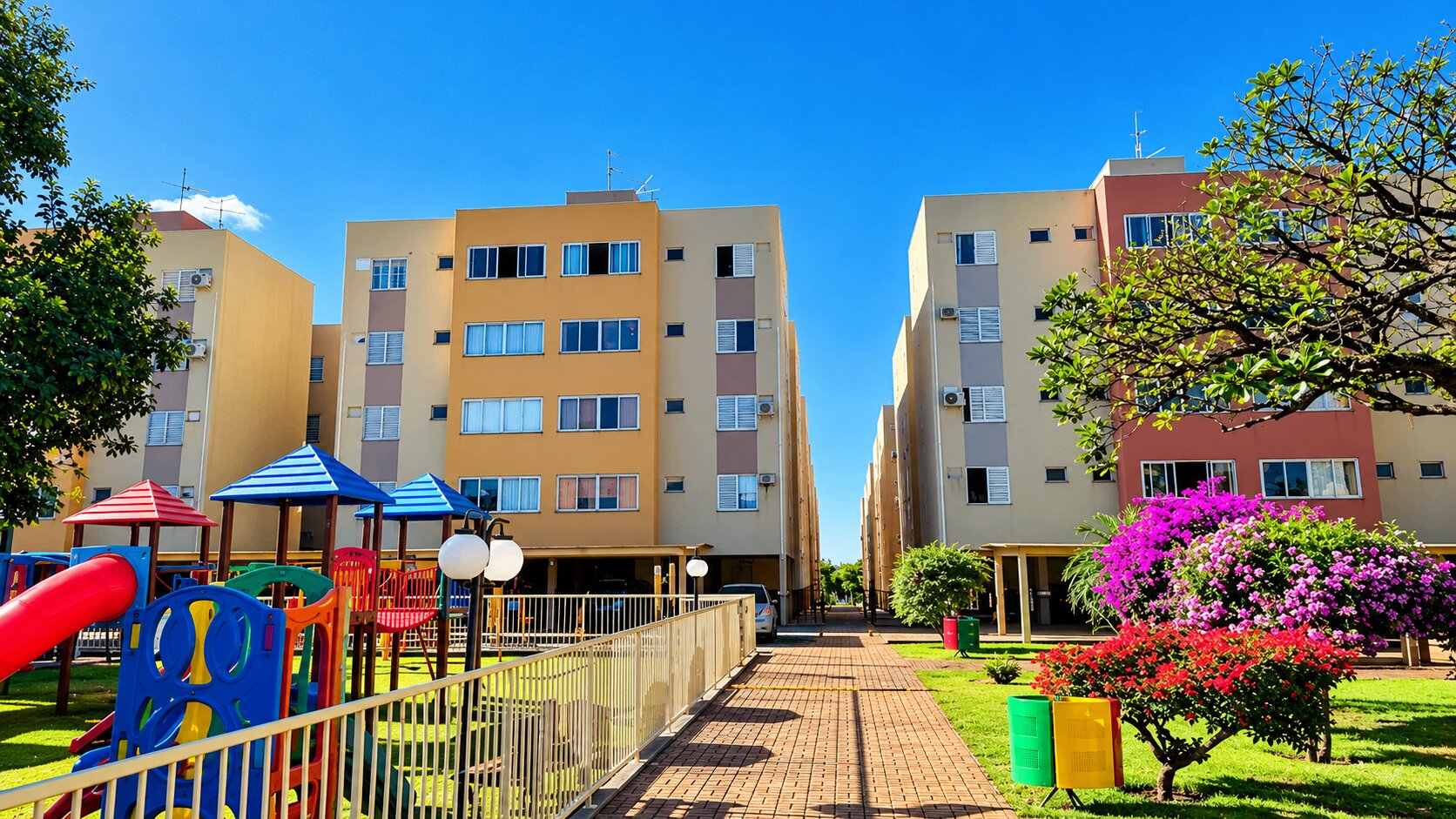 Apartamento Mobiliado para Locação com 3 Quartos no Residencial Vitória Régia – Maringá/PR